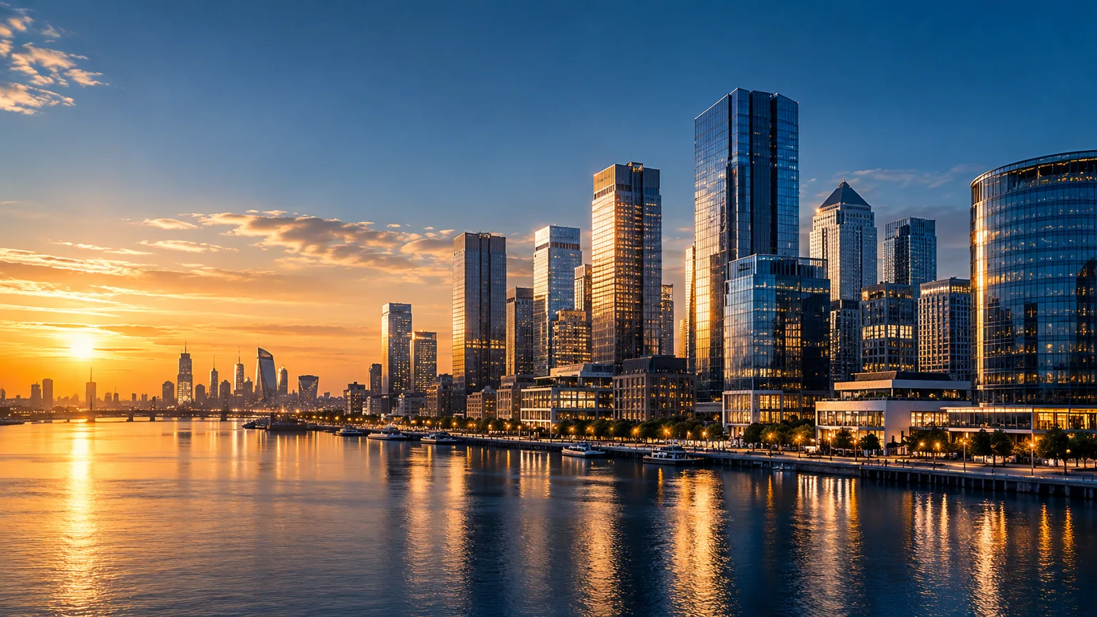 International skyline, illustrative image