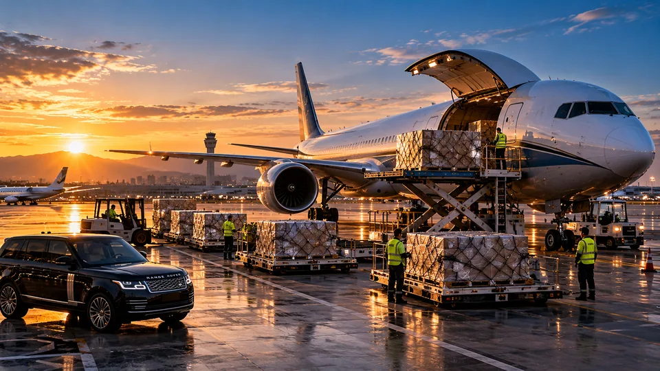 International air cargo (illustrative image)